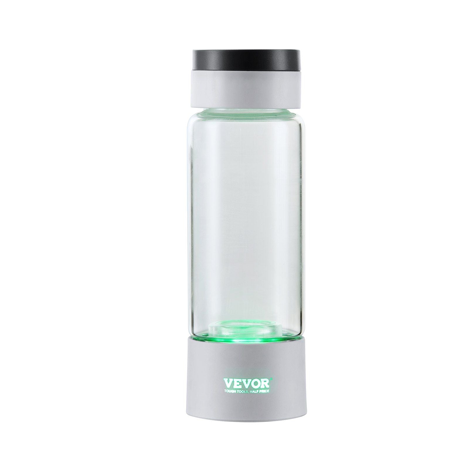 VEVOR Hydrogen Water Bottle Generator, 380 ml / 13.4 oz Capacity Portable Hydrogen Water Maker, SPE Technology Hydrogen Rich Water Ionizer Machine with Nasal Inhalation Tube and Self-Cleaning - JM Variety Store